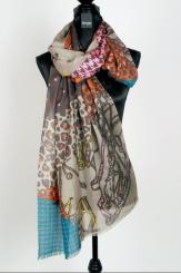 Cashmere/Kaschmir/Wolle/Seide Schal 