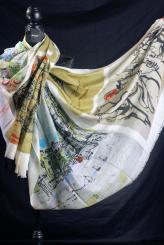 Cashmere/Kaschmir/Seide-Schal 