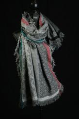 Schal Wolle/Baumwolle/Nylon 