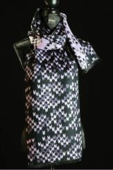 Schal aus Seiden-Fleece 