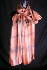 Seidenschal aus Chiffon--Seide mit Satin-Seide 