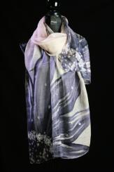 Wolle/Seide mit Applikation 