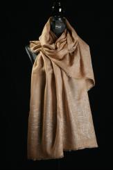 Schal aus Wolle und Seide 