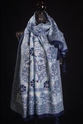 Schal aus Baumwolle mit Viskose 