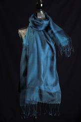 Schal BW/Seide 