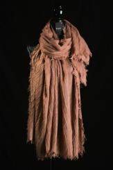 Schal, gerafft mit Glitzer 
