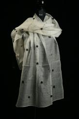 Schal aus Wolle mit Seide 