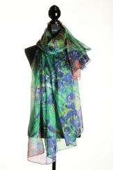 Seidenschal aus Ponge-Seide 