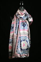 Seidenschal aus Ponge-Seide 