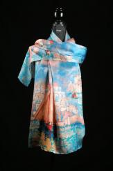 Seidenschal Satinseide 