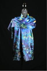 Seidenschal, Satinseide 