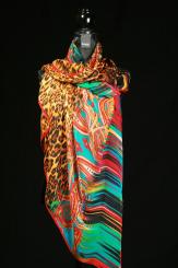 Seidentuch Geogette mit Ponge 