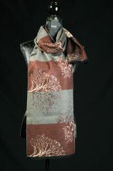 Schal aus Seiden-Fleece 