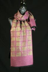 Schal aus Seiden-Fleece 