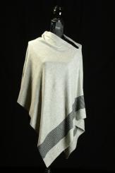 Poncho Kaschmir/Wolle 50/50 