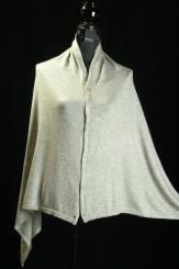 Poncho/Schal Kaschmir/Wolle 50/50 