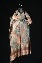 Schal aus gekochter Wolle 