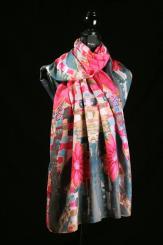 Schal Baumwolle/Viskose 