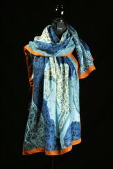 Schal Baumwolle/Viskose 