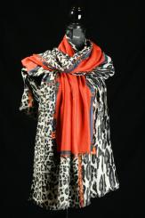 Schal Baumwolle/Viskose 