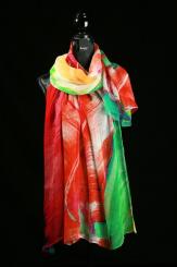 Seidenschal aus Georgette-Seide 