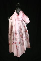 Seidenschal aus Ponge-Seide mit Georgette 