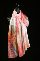 Seidenschal aus Ponge-Seide mit Georgette 