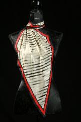 Tuch Seide/Vis gerafft 