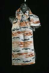 Schal aus Seiden-Fleece 