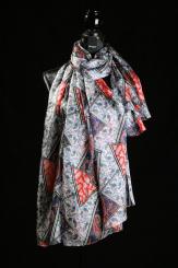 Seidenschal aus Ponge-Seide 