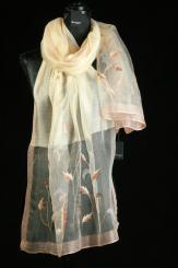 Schal aus Modal mit Seide 