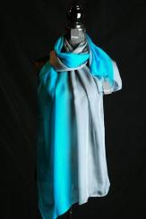 Seidenschal aus Ponge-Seide mit Georgette 