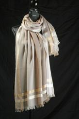 Schal Wolle mit Seide 