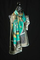 Seidenschal aus Pongeseide 