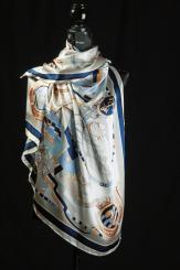 Seidentuch aus Satin Seide 