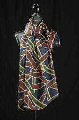 Seidenschal aus Ponge Seide mit Georgette 