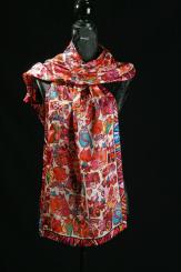 Seidenschal aus Satin Seide 