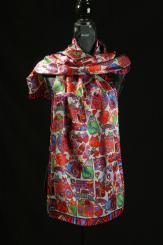 Seidenschal aus satin Seide 