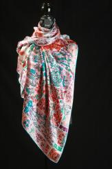 Seidentuch quadratisch aus Satin Seide 