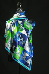 Seidentuch quadratisch 