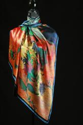 Seidentuch quadratisch 