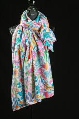 Schal aus Baumwolle mit Viskose 