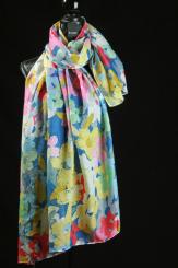 Schal aus Baumwolle mit Viskose 