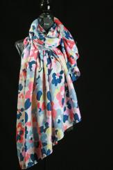 Schal aus Baumwolle mit Viskose 