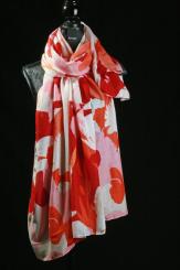 Schal aus Baumwolle mit Viskose 