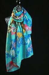 Schal mit Schmetterlingen 