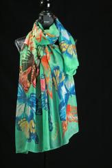 Schal mit Schmetterlingen 