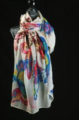 Schal mit Schmetterlingen 