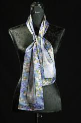 Seidenschal aus Satin  Zweilagig 