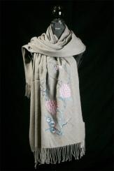 Schal aus Viskose mit Mohair 